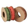 3 Rolls Fall Ribbons for Crafts 3 Color DIY Wreath Gift Wrapping Bouquets Decorations Maple Leaf Thanksgiving Autumn Ribbons