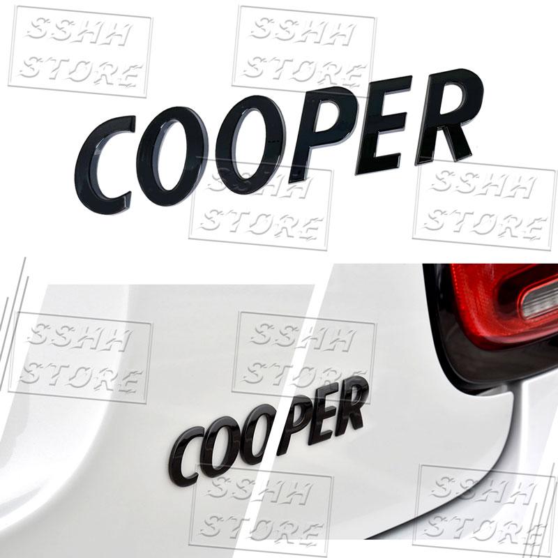 Car-Styling COOPER SD Emblem Car Trunk Body Stickers For Cooper S JCW R55 R56 R57 R58 F54 F55 F56 F57 F60 Countryman