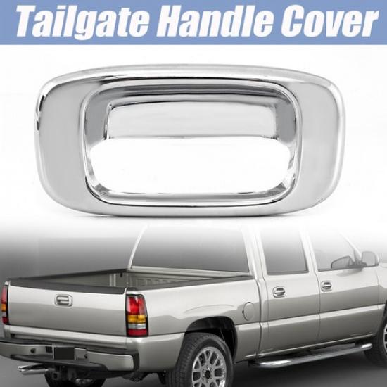 CHROME For 1999-2006 Chevy Silverado GMC Sierra Rear Tailgate Handle Covers Trim