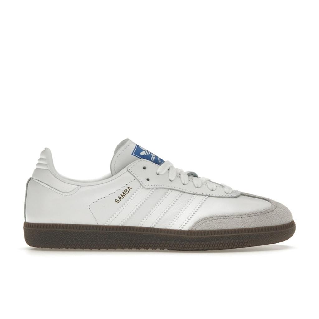 Adidas Samba OG Dobbel Hvit Gummi Unisex Sneakers Skyhvit IE3439