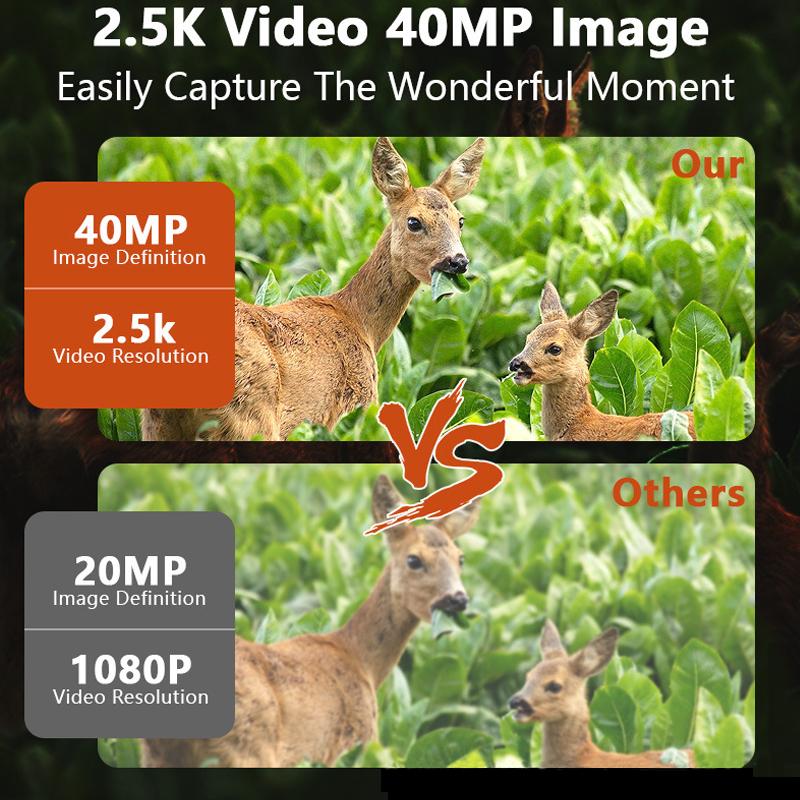 Prodáváme binokulární zařízení pro noční vidění 2,5K HD infračervený digitální lovecký kempingový dalekohled Venkovní noční vidění s 8x zoomem