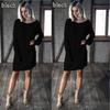 Stylish Loose Fit Batwing Sleeve Women's Top Perfect For Casual Wear Soft Cotton Fabric Pure Color Design