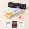New Portable Premium Weekly Pill Cases 7 Day 7 Grids Pill Organizer Storage Box Container Travel for Medicine Vitamins Fish Oils