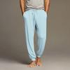 Men's Drawstring Pocket Cuffed Casual Pants Home Sleep Pants