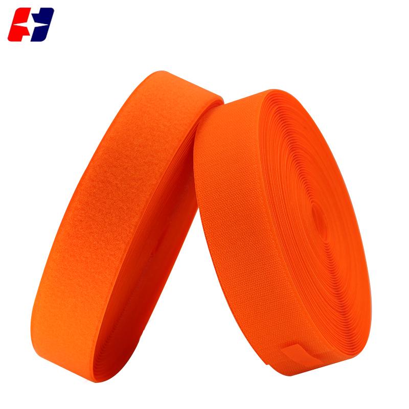 Çoklu Özelliklere Sahip Xinyang Yüksek Kaliteli Güçlü Yapışkanlı Floresan Turuncu Naylon Tokalı Bant