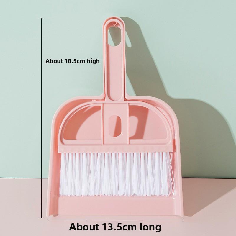 

Pet Cleaning Supplies Set: Dustpan, Small Broom, Candy-colored Broom, Pet Cleaning Tools, Toilet Bowl розовый