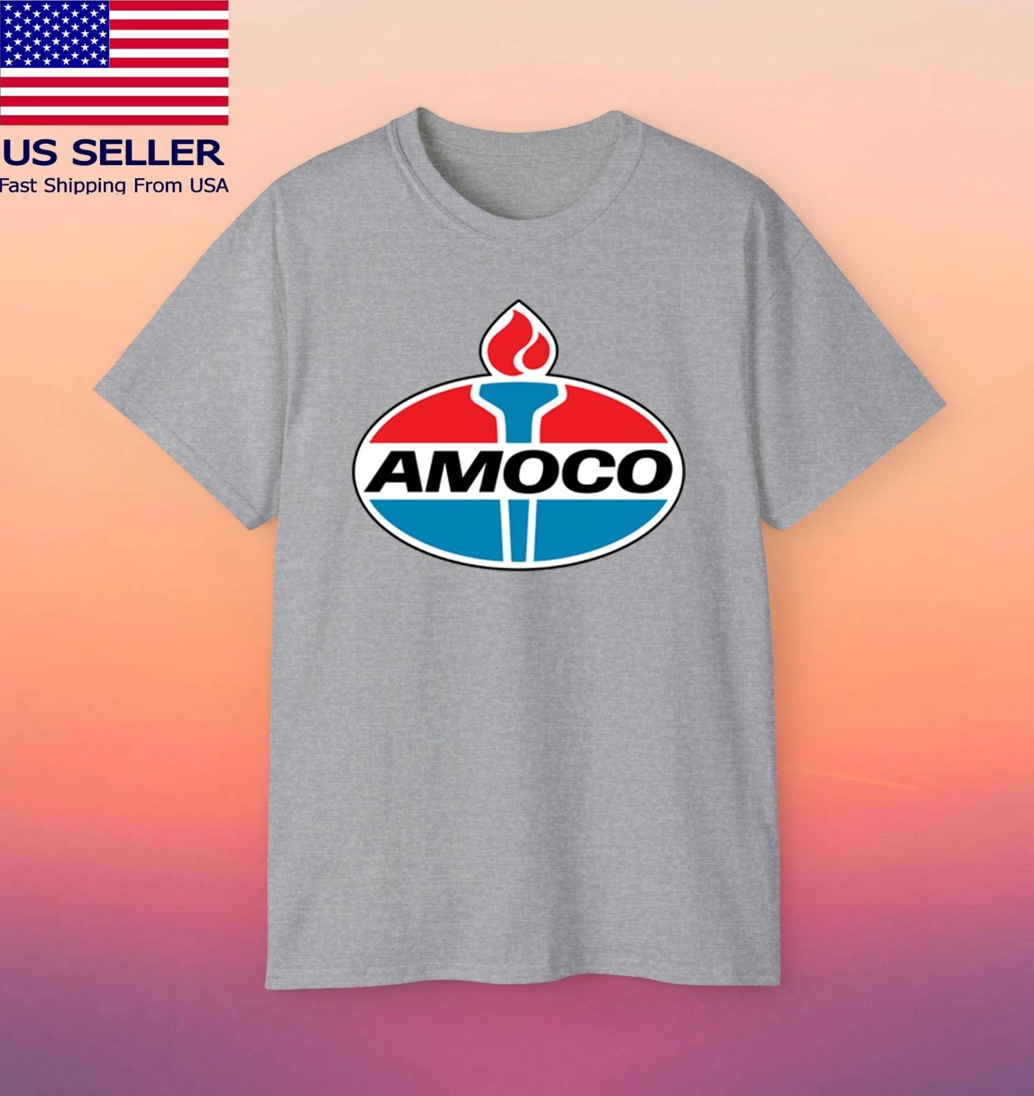 Amoco Standard Oil Company Men s Grey Size S-5XL 4XL