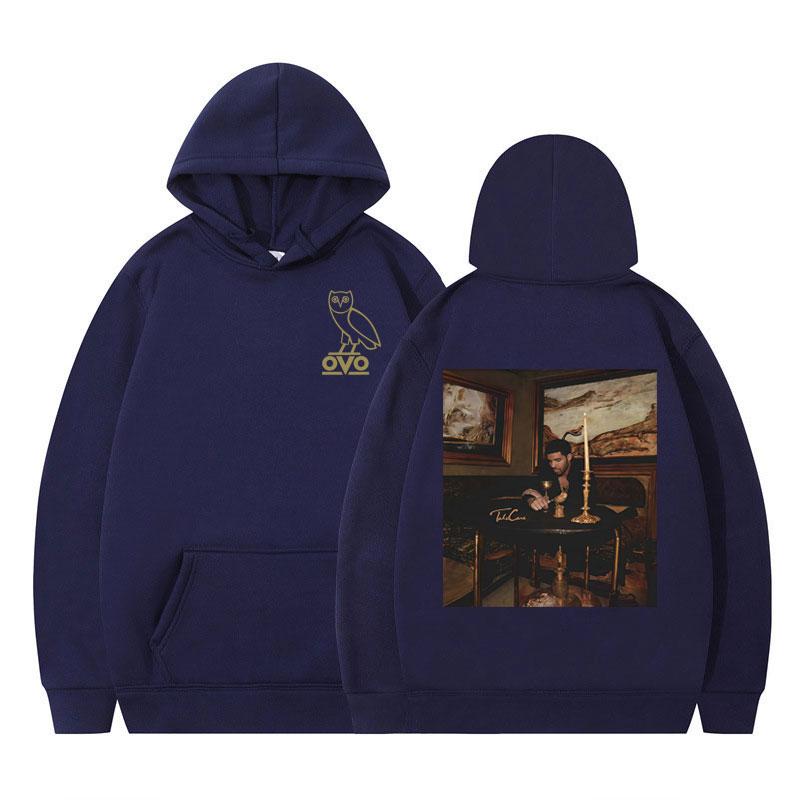 Rapper Drake Take Care Album Graphic Hoodie Men Women Fashion Long-sleeved Casual Hip-hop Tracksuit Oversized  Punk Pullover