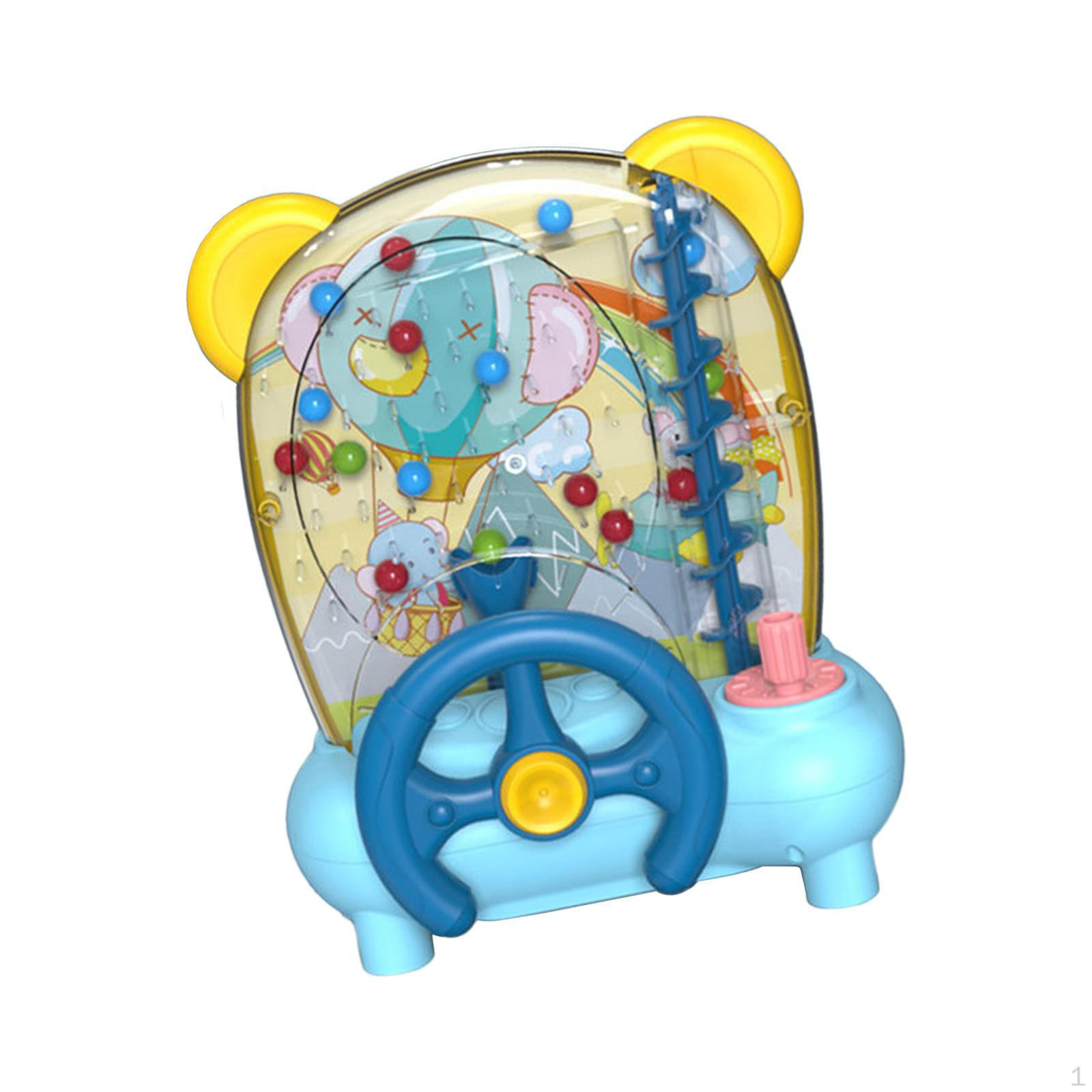 

Bean Machine Arcade Game for Children, Hand-Eye Coordination Training Activity Blue Without Feet