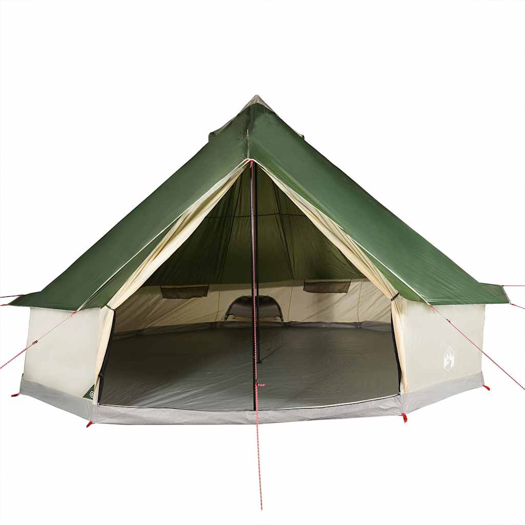 Vidaxl Tipi Family Tent, 6-Person, Green, Waterproof