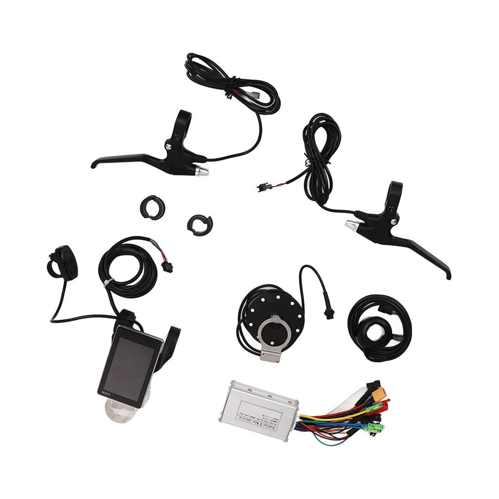 17A 24V 36V 48V 3 Mode Motor Controller GD06 Panel Electric Bike Modified Controller Set for 350W