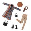 Fashion Winter Wool Overcoat Tops Cute 1/6 Dolls Accessories  For 11.5 Inch Doll/for 30cm Doll
