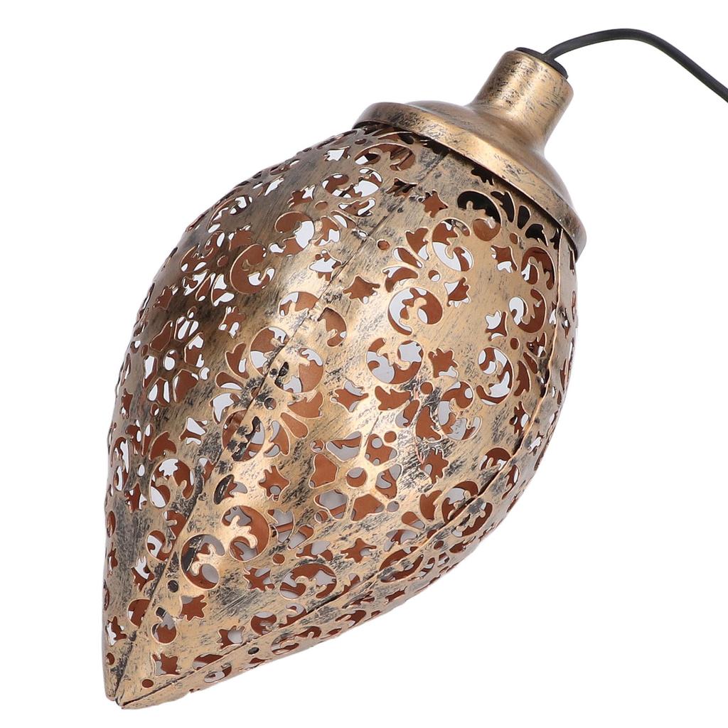 1,2V 0,5W Solar Schmiedeeisen Hohl Projektionslampe Außen Wasserdicht Solar Wassertropfen Kronleuchter