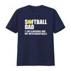 Softball Dad Definition Funny T Shirt vintage Washed Unisex Stylish designer clothes Comfortable graphic homme fashion