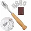 Bread Cutter Tool, Dough Scraper Knife, Baguette Slicing Blade for Professional Baking