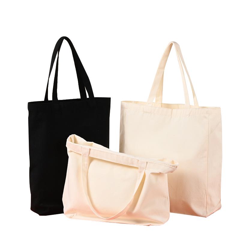 Custom Logo Eco-Friendly Canvas Tote Bag for Business Advertising