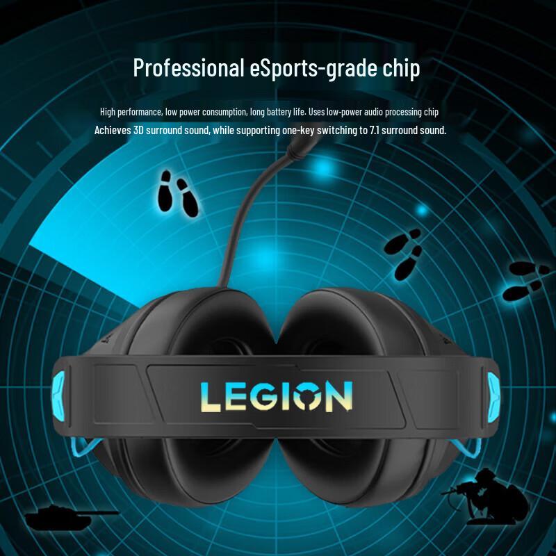 Lenovo Legion R360 USB 7.1 Wireless Gaming Headset