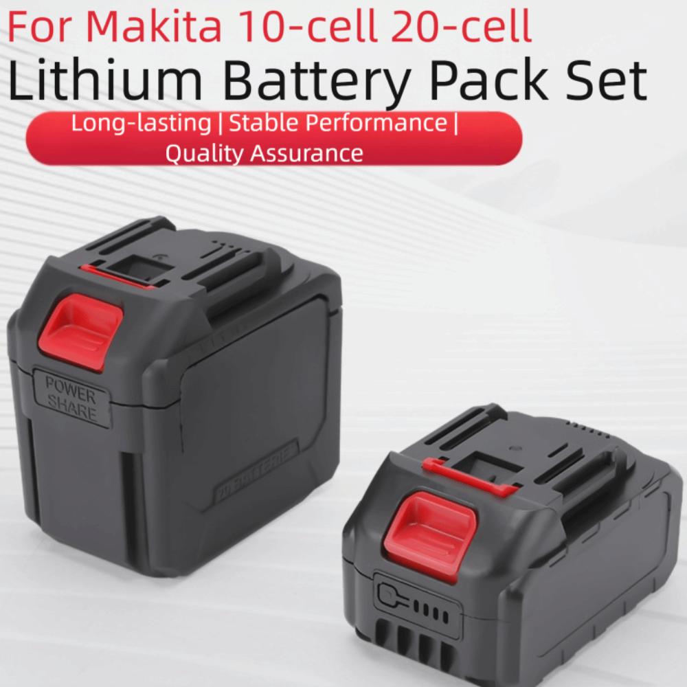 20 Cell 18650 Lithium Battery Lithium Ion 36V Battery Kit For Makita Battery Case  Power Tools