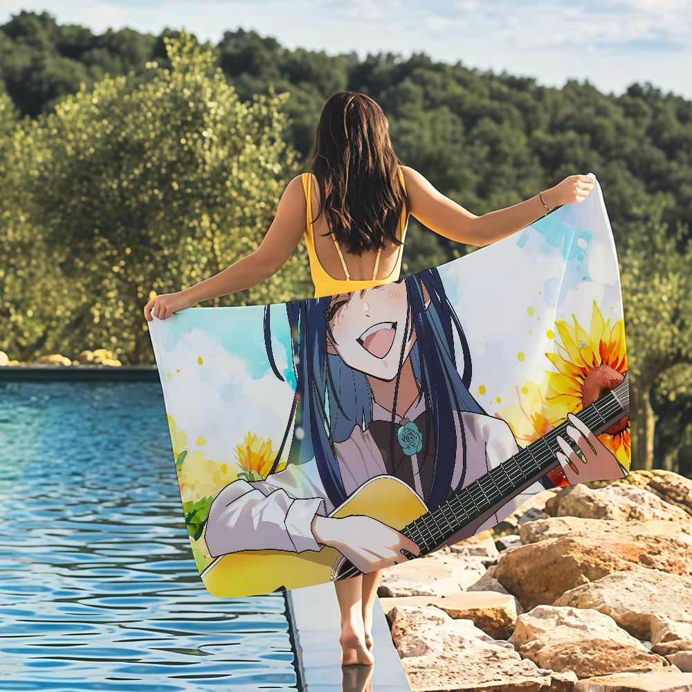 Ado Anime Sänger Handtuch Schnelltrocknende Strandhandtücher Sind Geeignet Für Schwimmbäder Camping Yoga Und Das Fitnessstudio