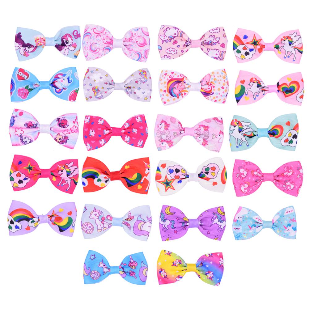 Cute Dog Hair Clips Puppy Hairpin Pet Cat Handmade Hairpin Cute Cat Hair Clips Pet Bow Hair Accessories Mix Color 10/20/50Pcs