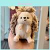 Plush Hedgehog Doll Keychain Soft Toy Bag Charm For Kids And Teens