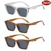 Protective Glasses 3pcs Fashion Women Cat Eye Sunglasses Simple Style Sun Glasses Female Black Lens Design UV400 Driving Eyewear