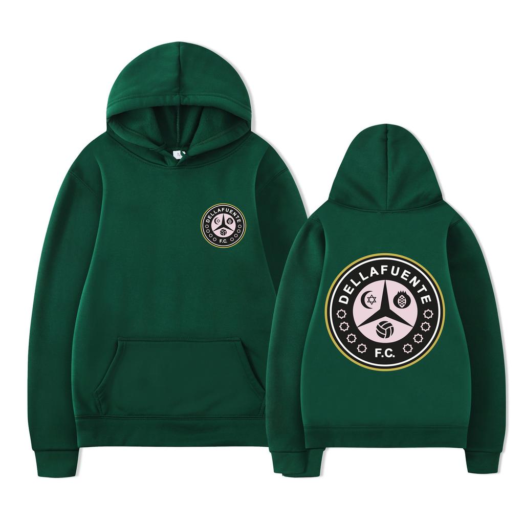 Dellafuente Hooded Sweater Men'S And Women'S Hip-Hop Print Streetwear Hoodie