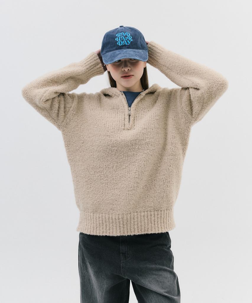 Damiswi Bad Hair Day Ball Cap_Navy