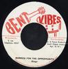 7inch Record RINGO  Married For The Oppertunity NONE Bent Vibes Jamaica Reggae Ska  Dub Used