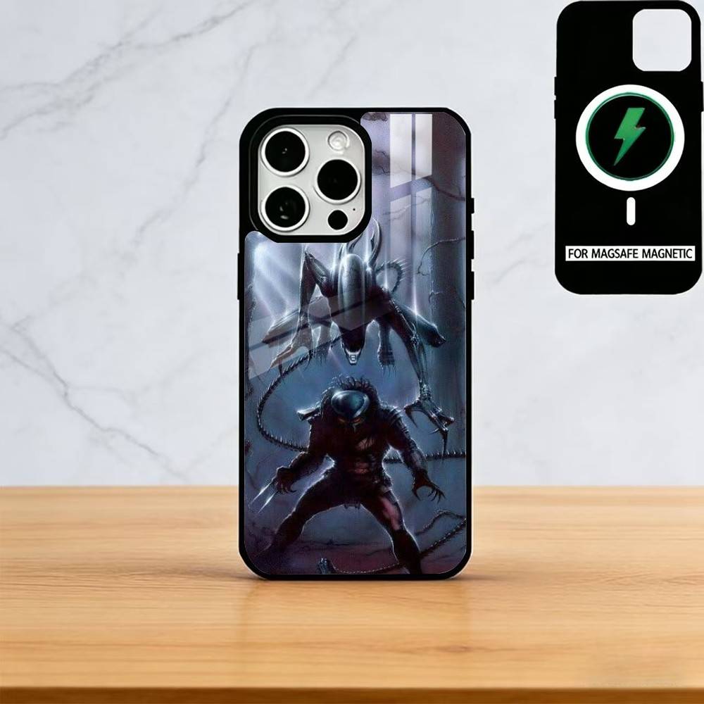 

The P-Predator Phone Case For iPhone17,16,15,14,13,12,11 Plus,Pro Magnetic with Magsafe Wireless Charging iPhone17
