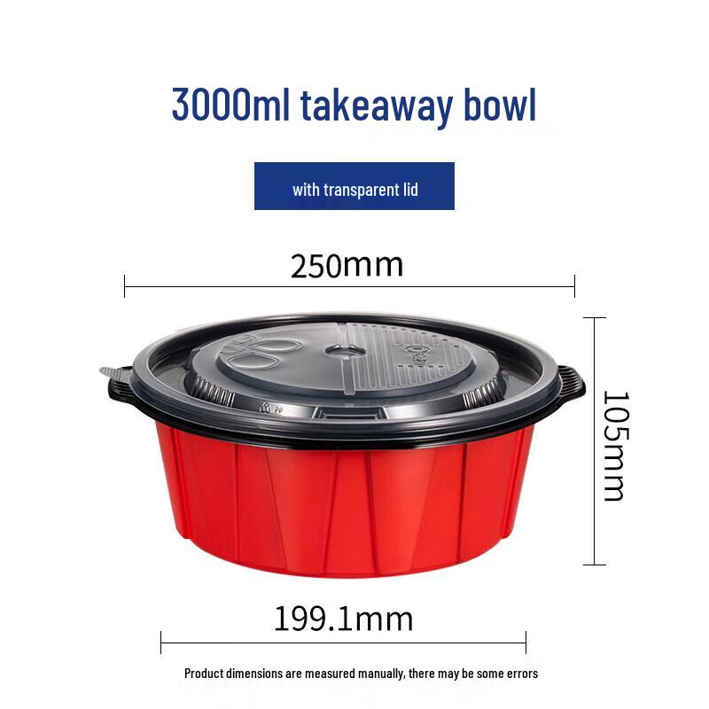 Deli Disposable Round Food Containers with Lids