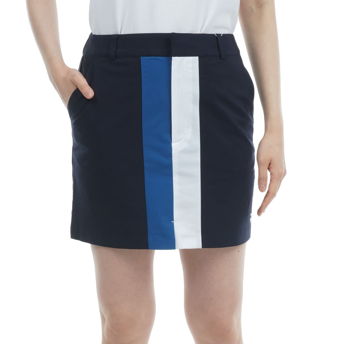 

Юбка-шорты TaylorMade с центральным разрезом, темно-синяя, размер XS, 2023SS TJ288