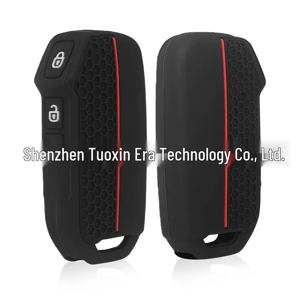

Soft Silicone Key Case for Kia Sportage/K5/Kaimo/KX3/Arona 3+1 Button Remote чёрный