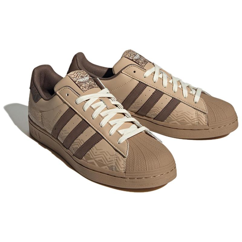 Adidas Originals Superstar Shoes 'Magic Beige / Cargo Brown' Sneakers IF0505