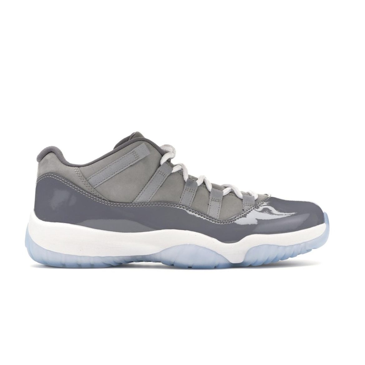 Air Jordan 11 Retro Low Cool Grey Scarpe da Uomo Grigio Medio Gunsmoke-Bianco 528895-003 cm