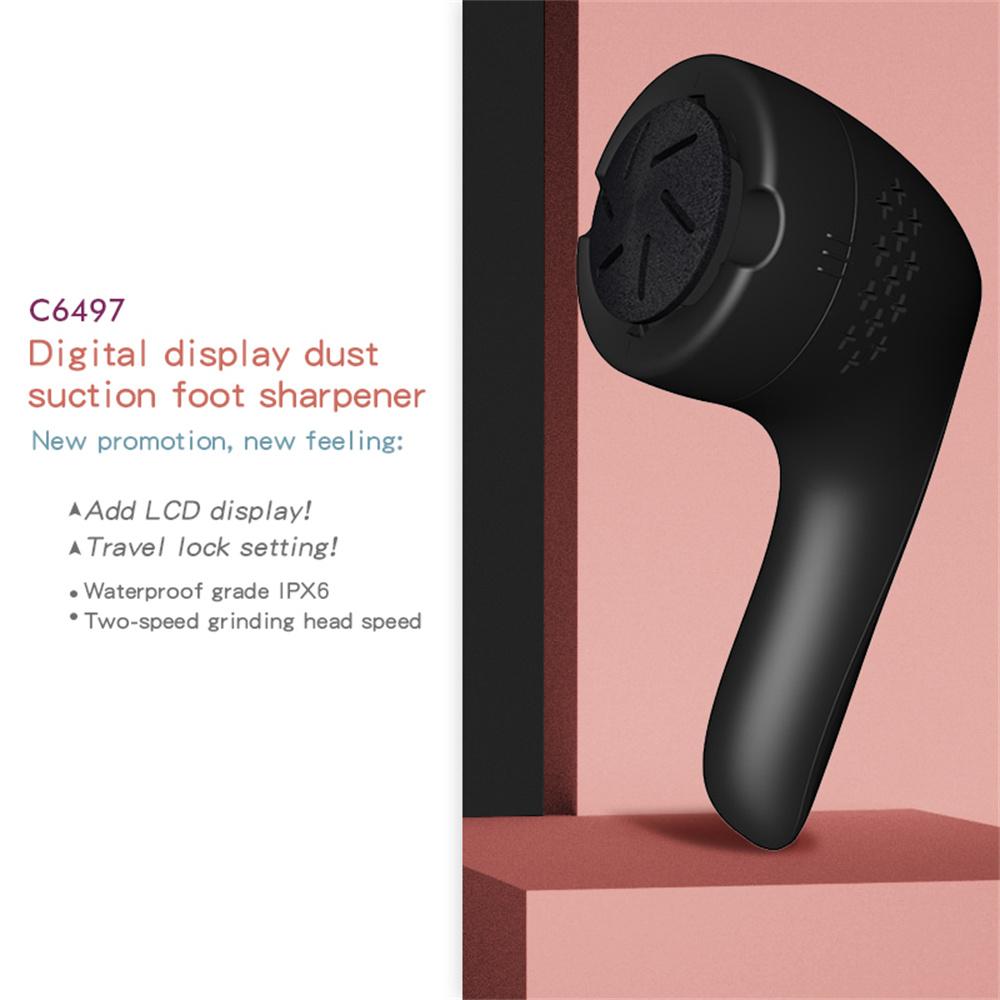 

Electric Foot Callus Remover Digital Display Pedicure Device Exfoliating Foot Care Tool Type A