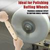 Buffing Wheel Rake 15inch Sturdy Polishing Wheel Rake with Spare Steel Rake Tooth Durable Polishing Rake Wooden
