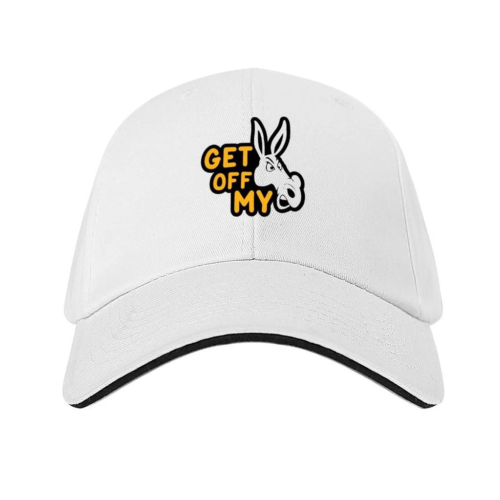 donkey get off me Baseball Cap Big Size Hat Luxury man cap hats for men mens big size hat Luxury Woman Mens