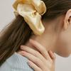 AVVINA PELLE Silk Scrunchie (L) - Butter