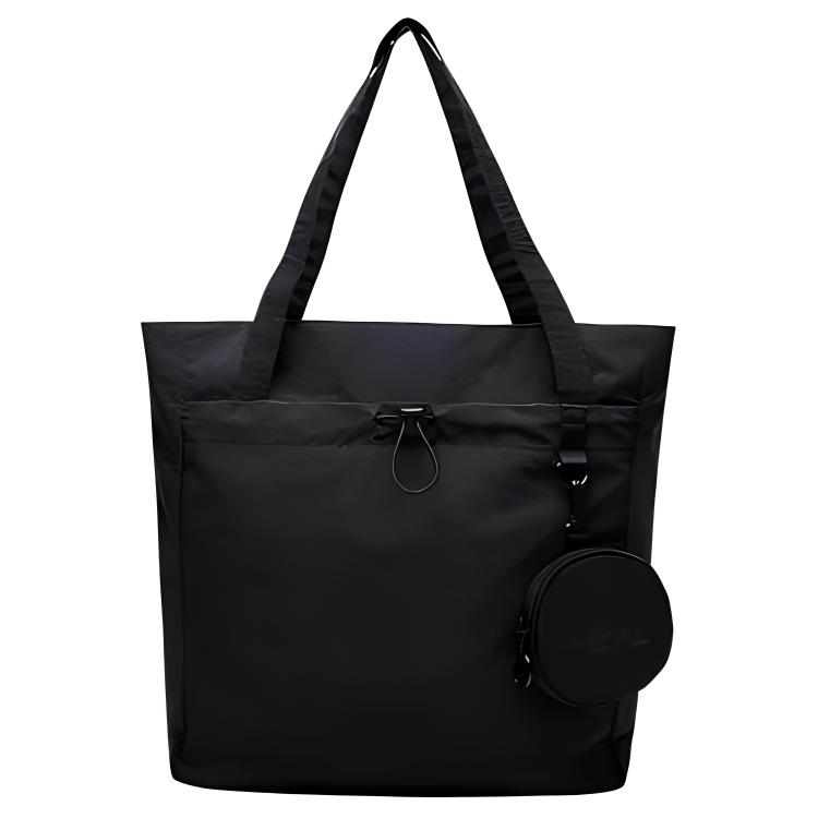New Anta Fabric Tote Bag Shopping Bag Shoulder Bags Unisex Basic Black 192448128R-1