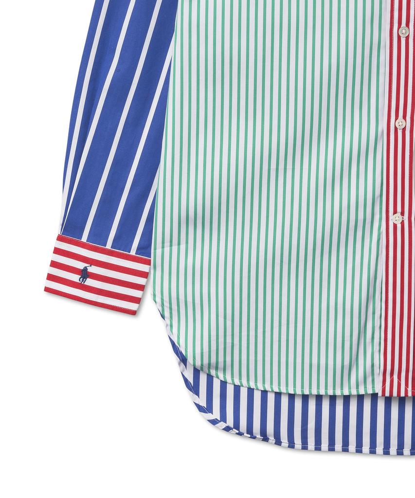 POLO RALPH LAUREN W Striped Cotton Twill Shirt - Multi
