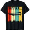 Retro Zeppelin 70-tal 80-tal Luftfartyg Luftskepp Zepelin Zepplin T-shirt(1)