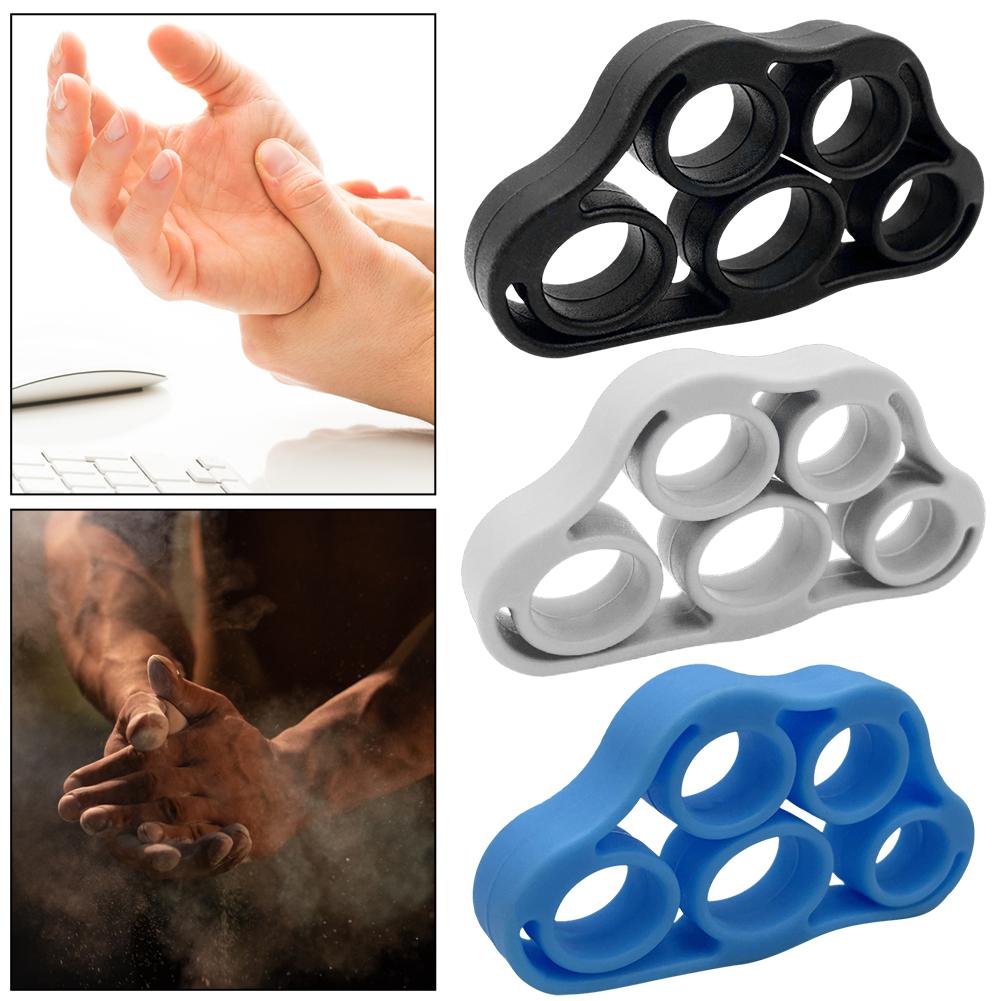 

3 шт. Тренажер для пальцев, эспандер, облегчение боли в запястье, силиконовая лента для укрепления пальцев, эластичная для упражнений, для гитары