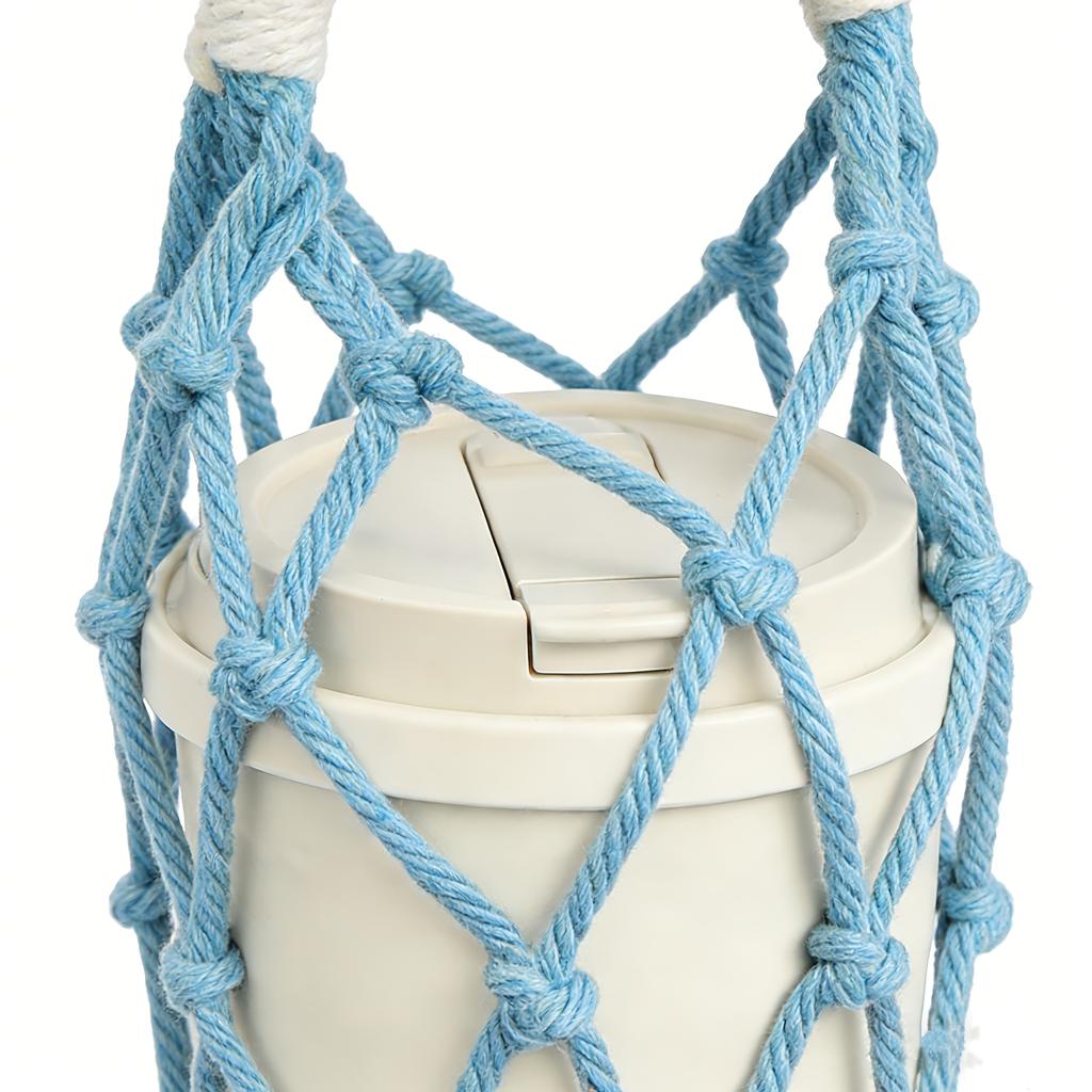 Water Bottle Protective Cover& Coffee Cup Mesh Bag, Thickened, Anti-slip, Anti-fall, Lightweight and Easy to Carry, Cup Accessories