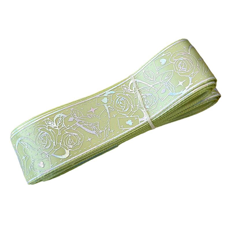 

2,5 см*4,5 м/рулон декоративная упаковка лазерный узор брошь значок узор горячего тиснения подарочная коробка 14 цветов