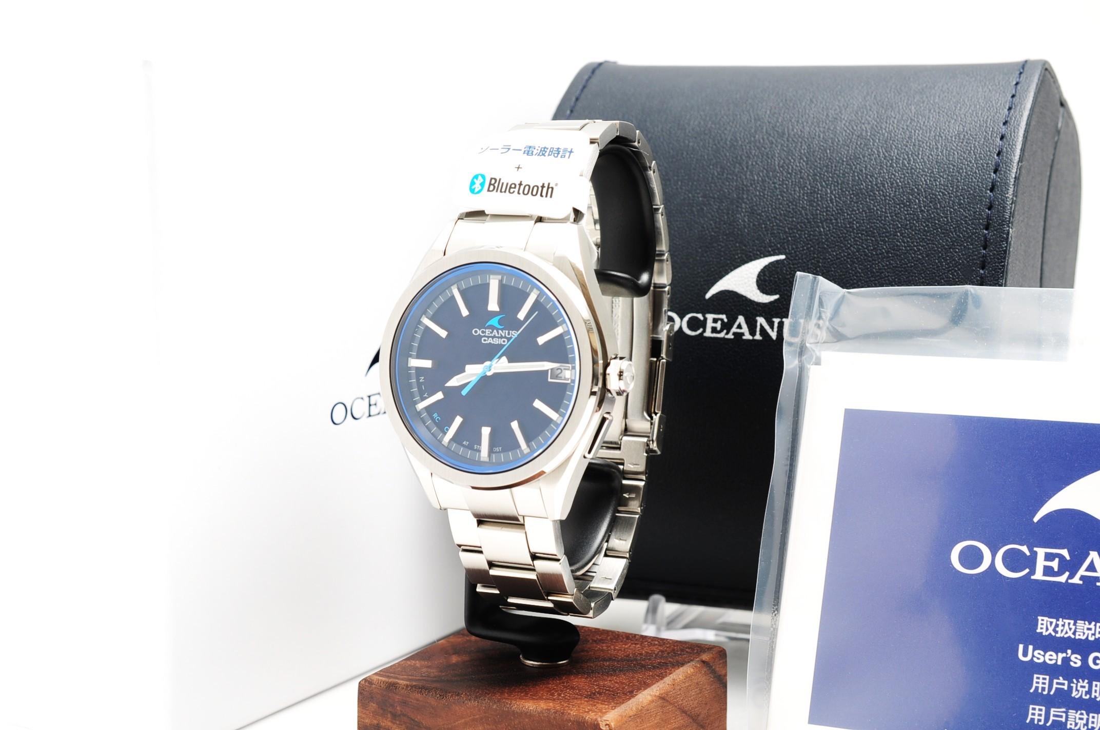 

Casio Oceanus OCW-T200S-1AJF Сонячний Радіо Атомний Bluetooth Аналоговий Чоловічий Годинник Японія