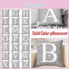 Unique Letter Cushion Rose Gold Glitter Throw Pillow Case Cover Enhancing Home Sofa Decor 45cm
