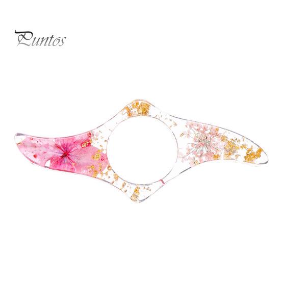 1Pc/2Pcs Book Page Holder Dried Flower Resin Thumb Ring Page Holder Flower Bookmark Reading Accessories for Book Lovers Readers