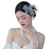Retro Bride Flower Headwear DIY Handmade Bridal Veil Accessories for Dress Hairstyle Making Tools