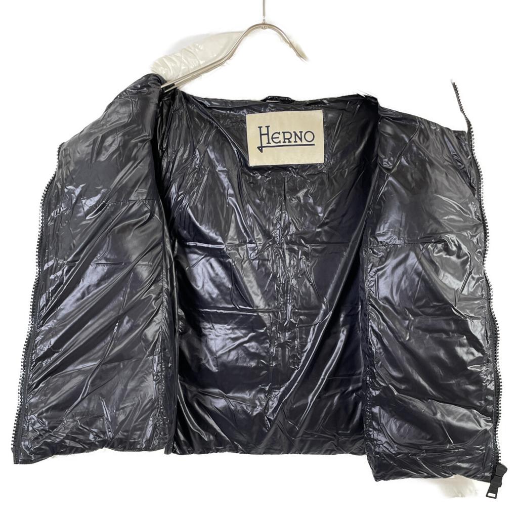 Herno 24AW PI001946D-12220Z‐1000 White Nylon Down Jacket Jacket 40 whiteUsed